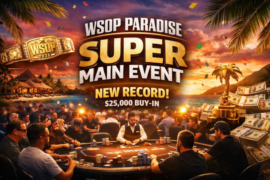 WSOP prize pools in 2026